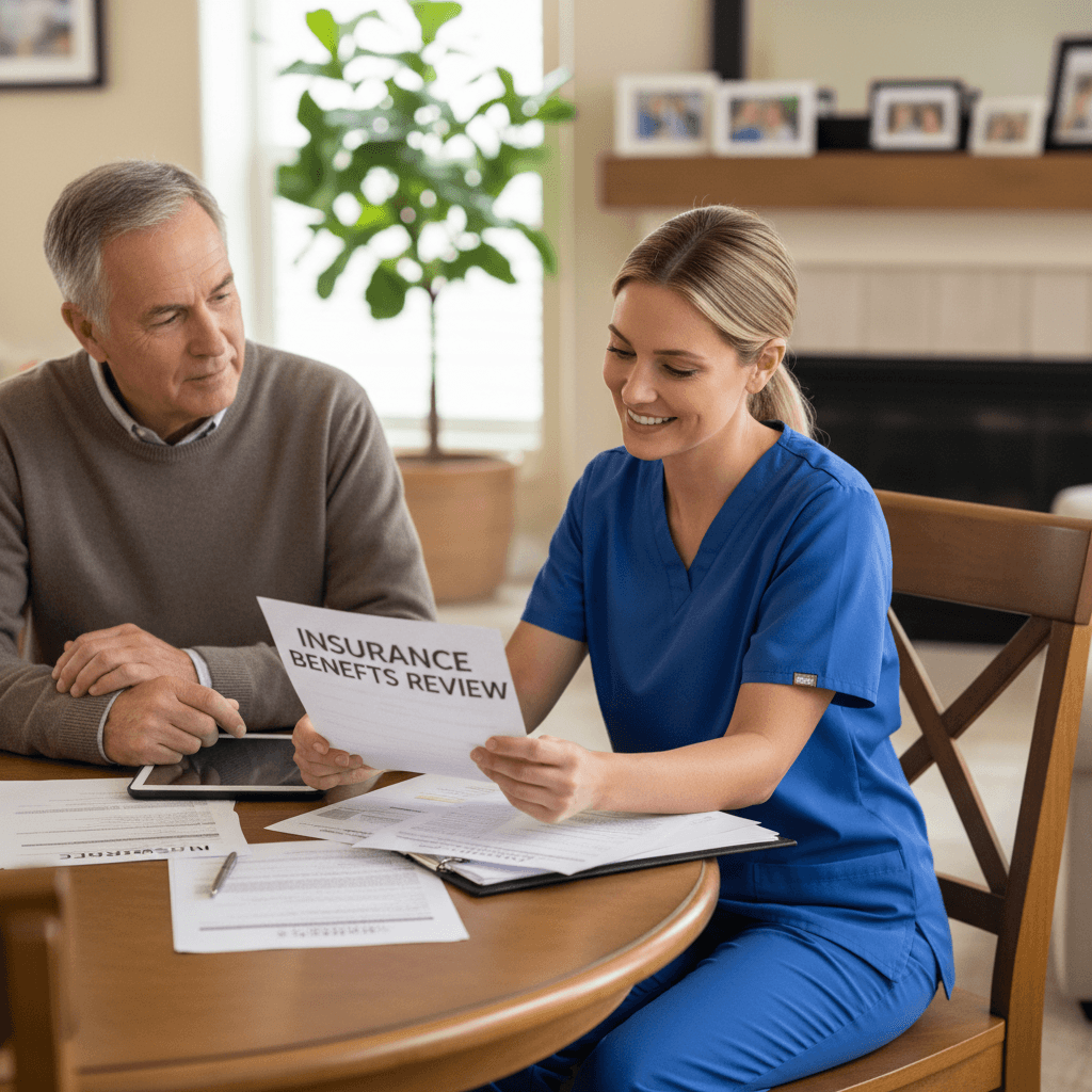 Insurance coverage discussion with healthcare provider