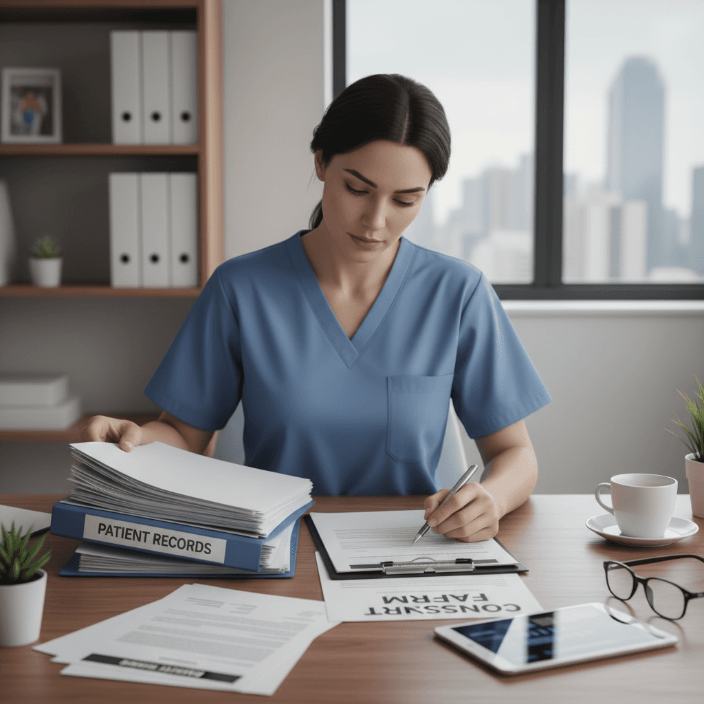 Medical certification and orders being prepared